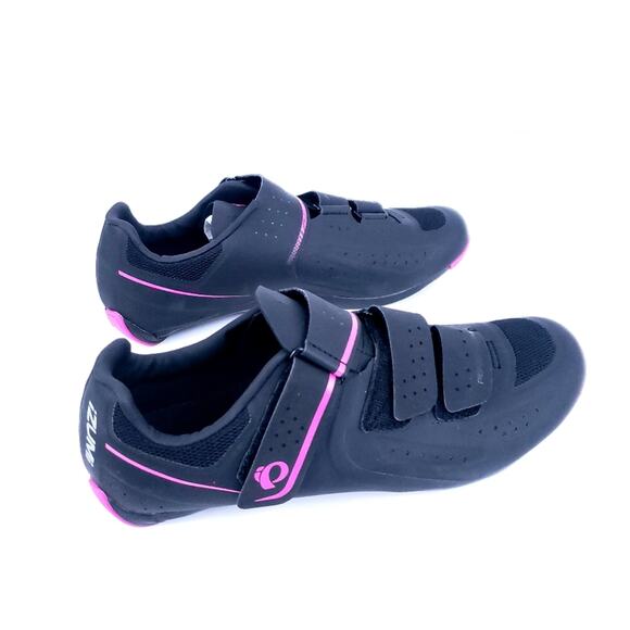 Pearl Izumi Women's SELECT Road v5 Studio Cycling Shoe Black Pink 9.5, 41 EU - Picture 2 of 7